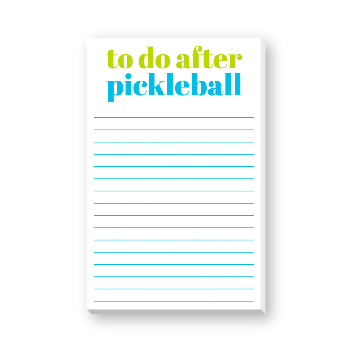 PICKLEBALL LARGE NOTEPADS