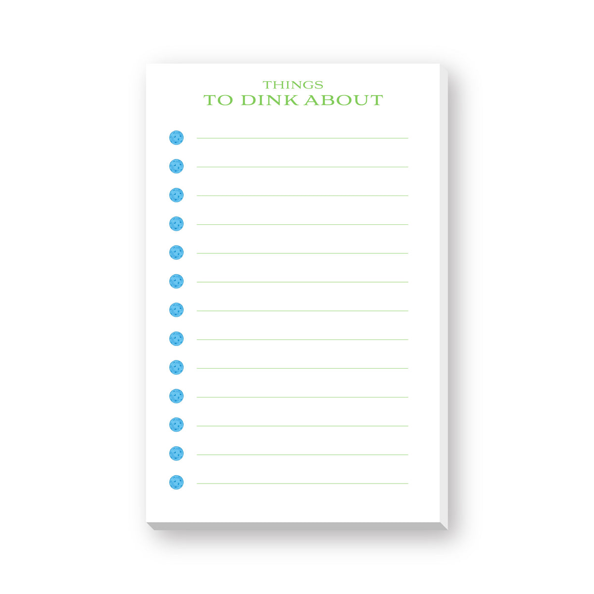 PICKLEBALL LARGE NOTEPADS