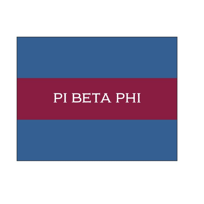 GREEK RUGBY STRIPE FOLDOVER NOTES