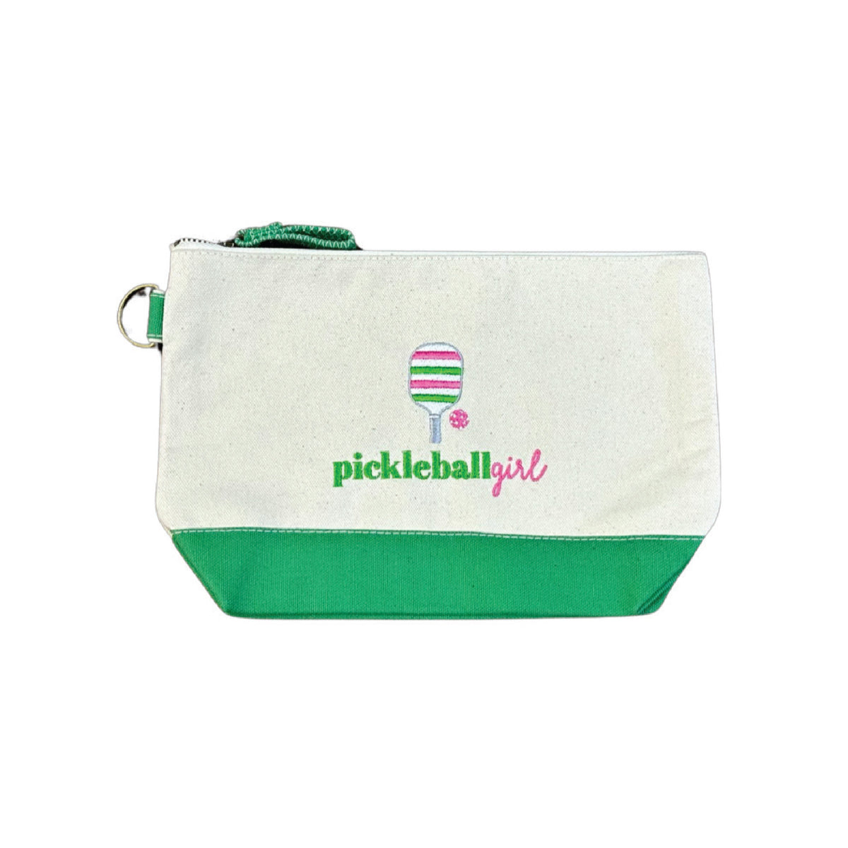 PICKLEBALL EMBROIDERED COSMETIC BAGS