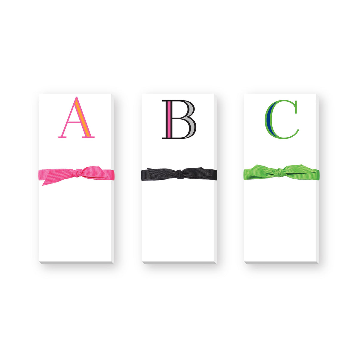 PERFECT POP INITIAL SKINNIE NOTEPAD