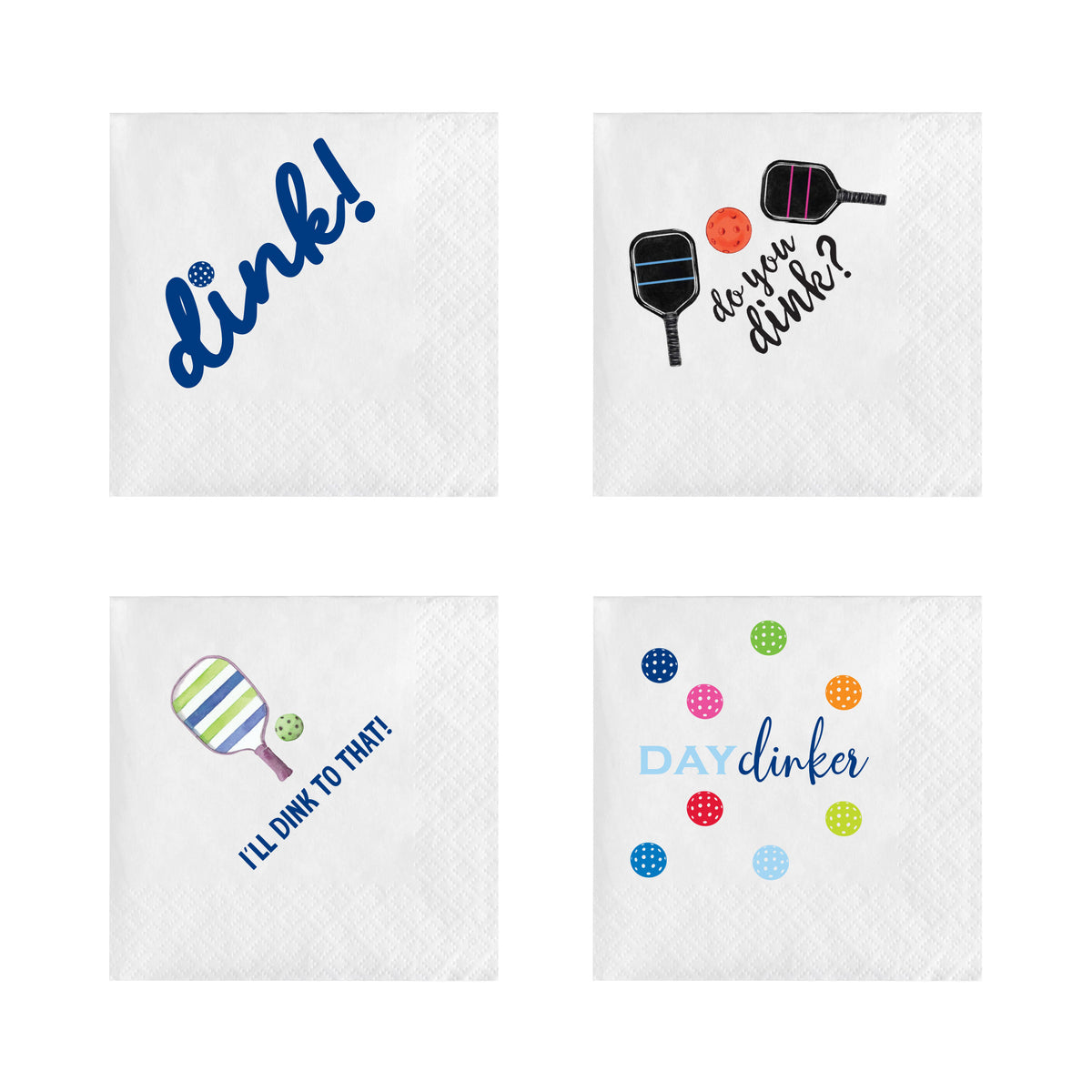 PICKLEBALL COCKTAIL NAPKINS