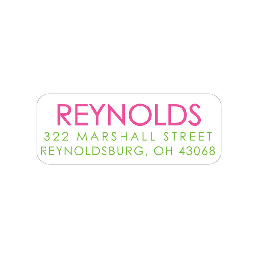 SIMPLE PERSONALIZED ADDRESS LABELS