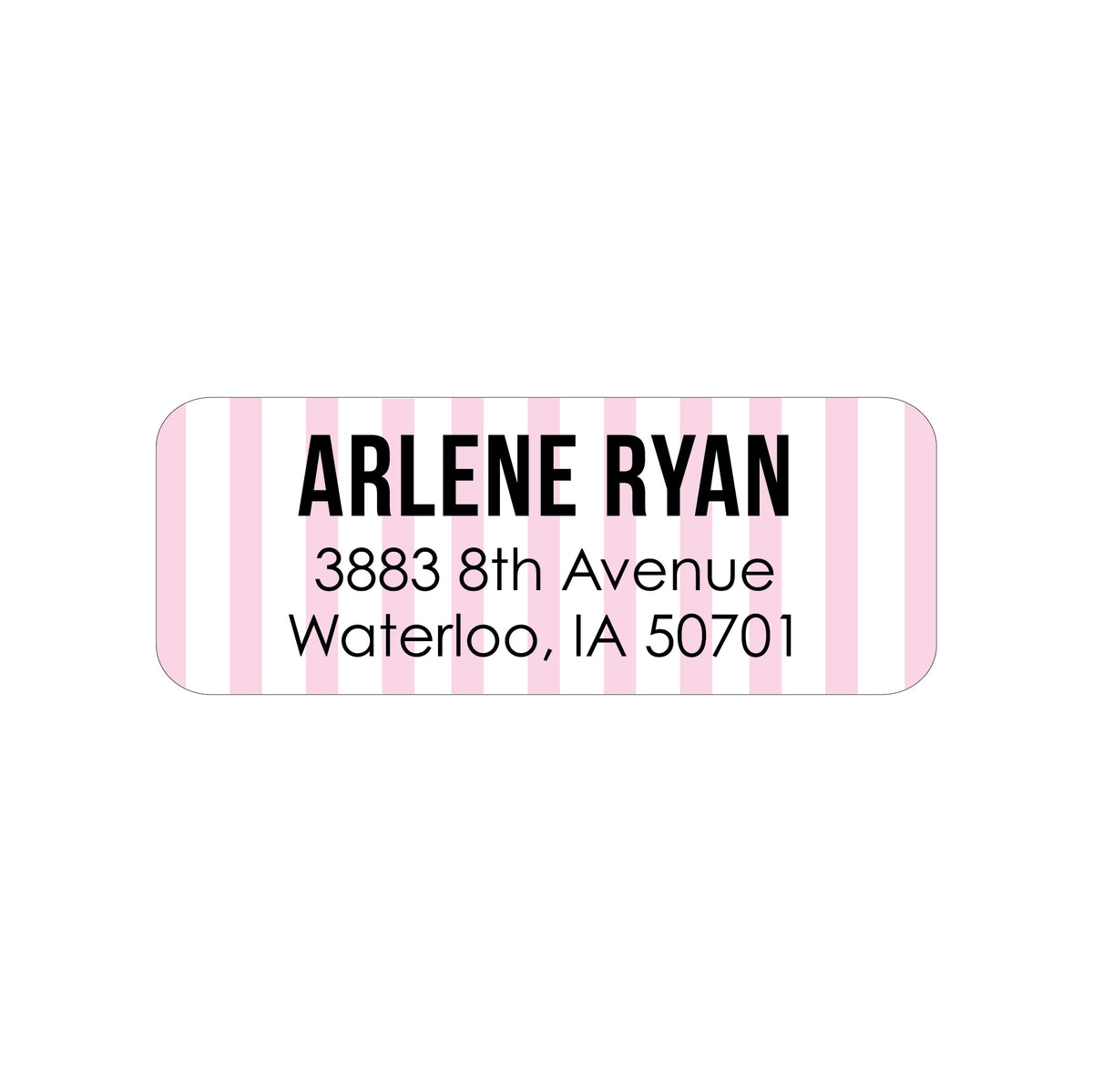 PATTERN PERSONALIZED ADDRESS LABELS