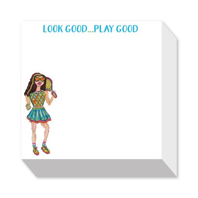 LOOK GOOD... PLAY GOOD FASHIONISTA CHUBBIE NOTEPAD