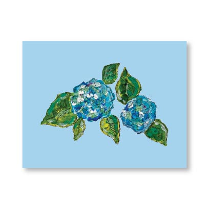 HYDRANGEA FOLDOVER NOTES