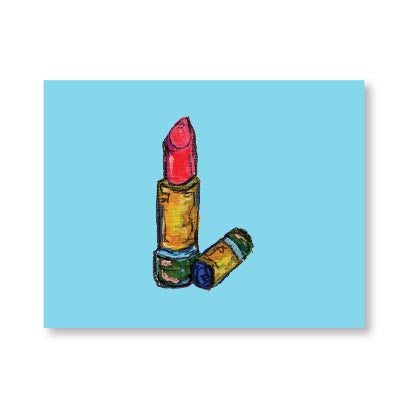 LIPSTICK FOLDOVER NOTES
