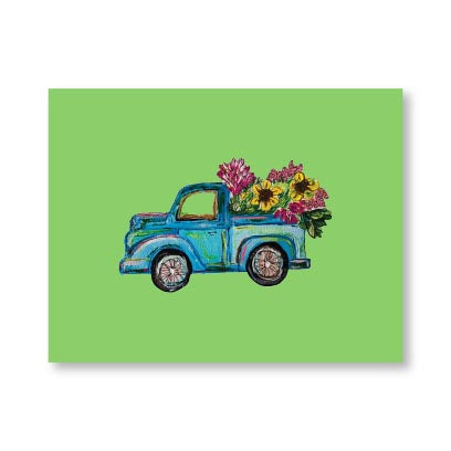 FLOWER TRUCK FOLDOVER NOTES