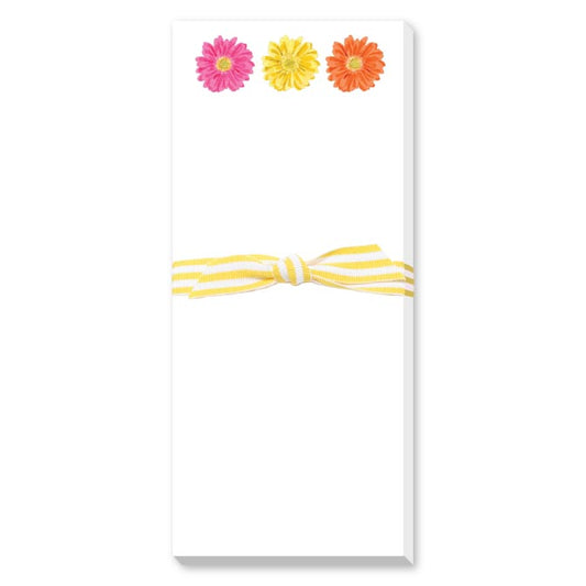 FLOWERS SKINNIE NOTEPAD