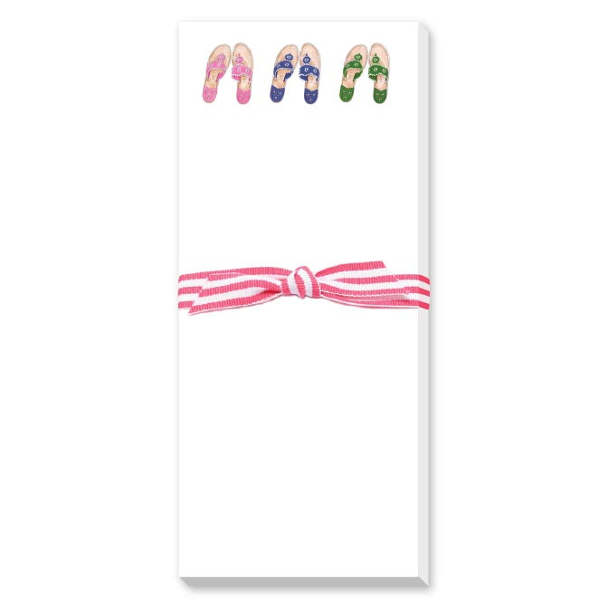 SANDALS SKINNIE NOTEPAD