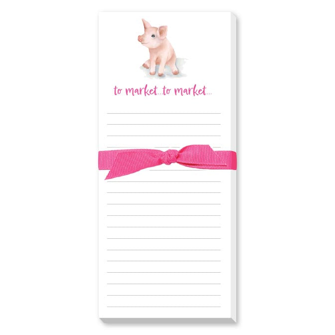 TO MARKET... TO MARKET... SKINNIE NOTEPAD