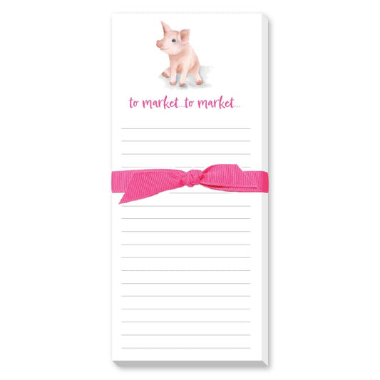 TO MARKET... TO MARKET... SKINNIE NOTEPAD