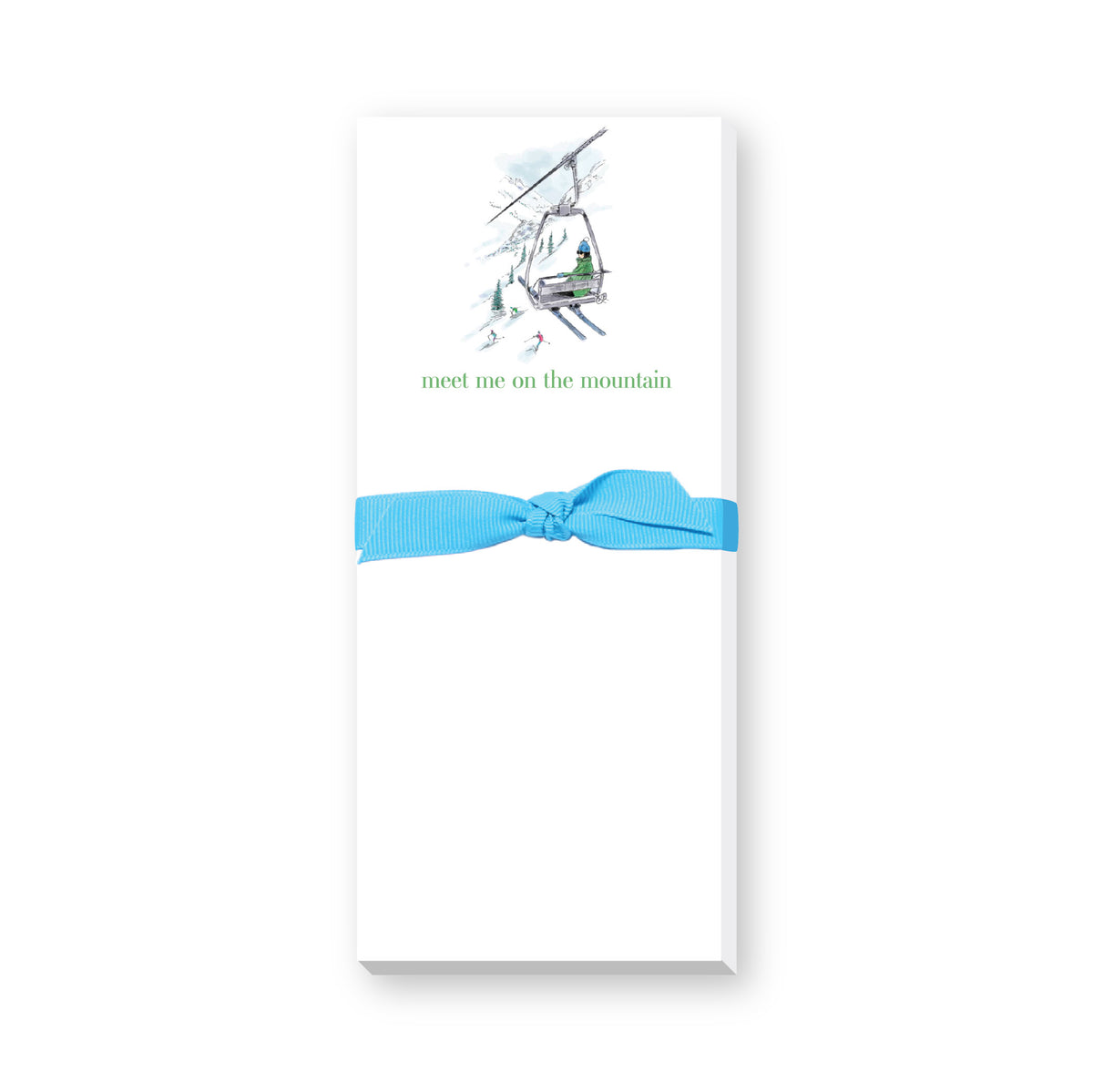 SKIING SKINNIE NOTEPADS