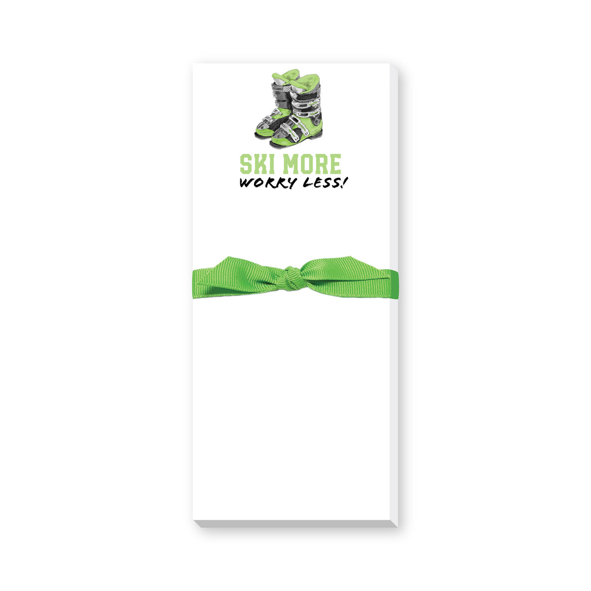 SKIING SKINNIE NOTEPADS