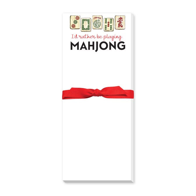 MAHJONG SKINNIE NOTEPADS