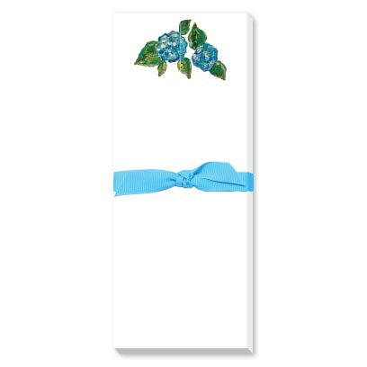 HYDRANGEA FLOWERS SKINNIE NOTEPAD