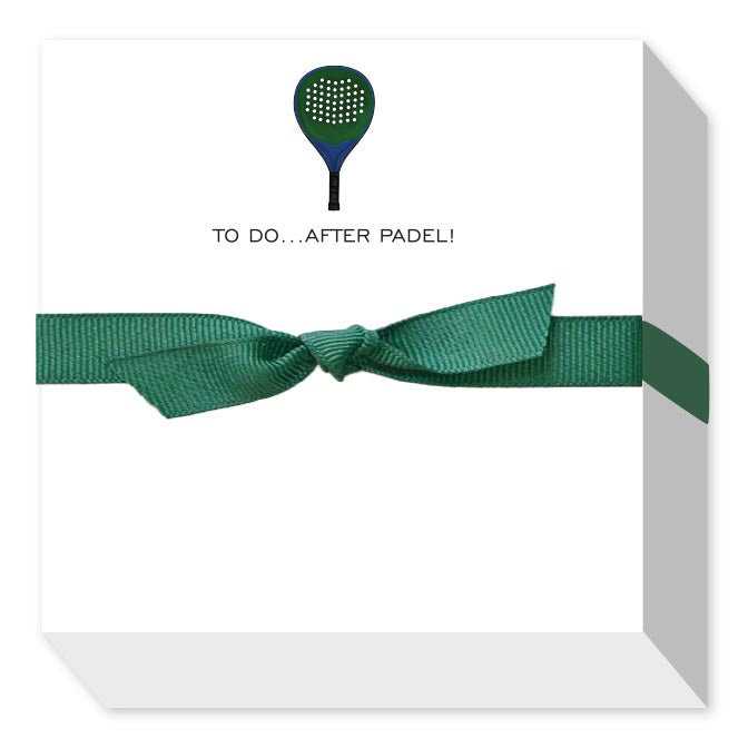 TO DO...AFTER PADEL