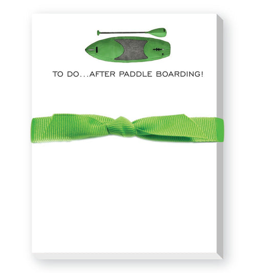 TO DO...AFTER PADDLE BOARDING