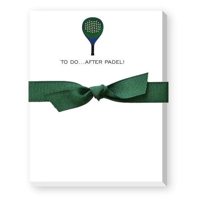 TO DO...AFTER PADEL