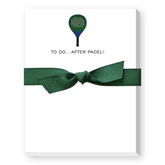 TO DO...AFTER PADEL