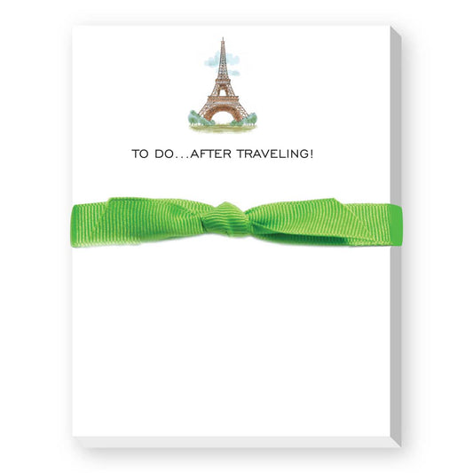TO DO...AFTER TRAVELING!