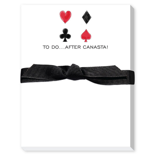 TO DO...AFTER CANASTA!