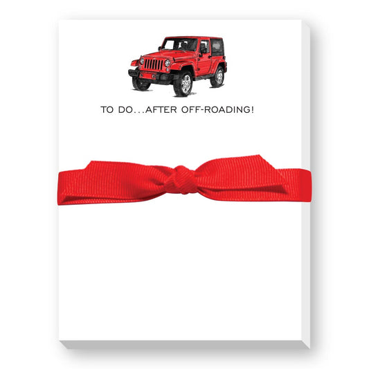 TO DO...AFTER OFF-ROADING!