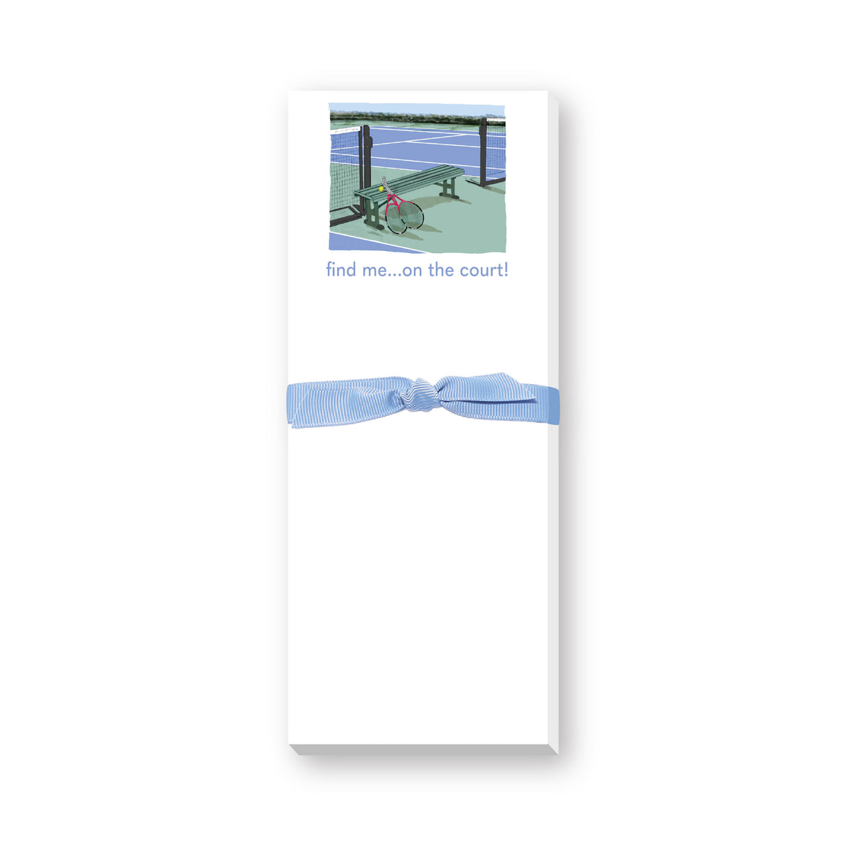 TENNIS SKINNIE NOTEPADS