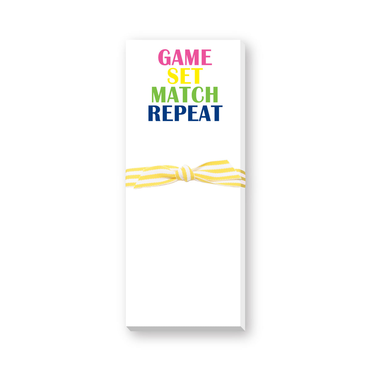 TENNIS SKINNIE NOTEPADS