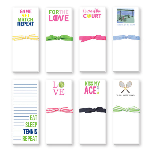 TENNIS SKINNIE NOTEPADS