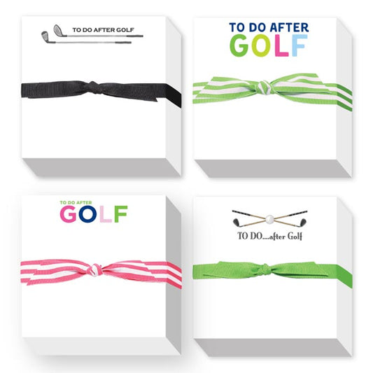 TO DO AFTER GOLF CHUBBIE NOTEPADS