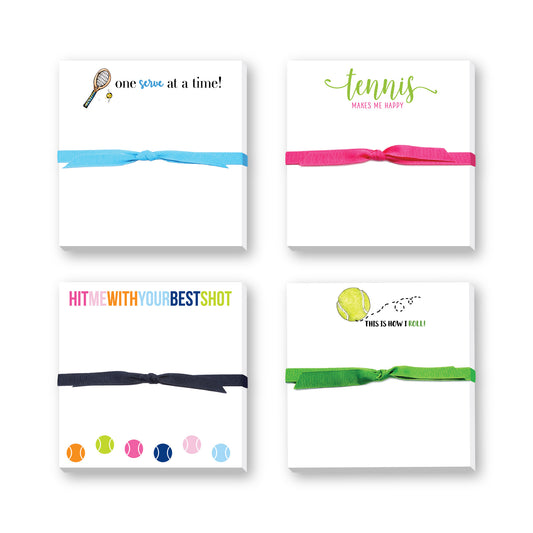 TENNIS DOODLE NOTEPADS