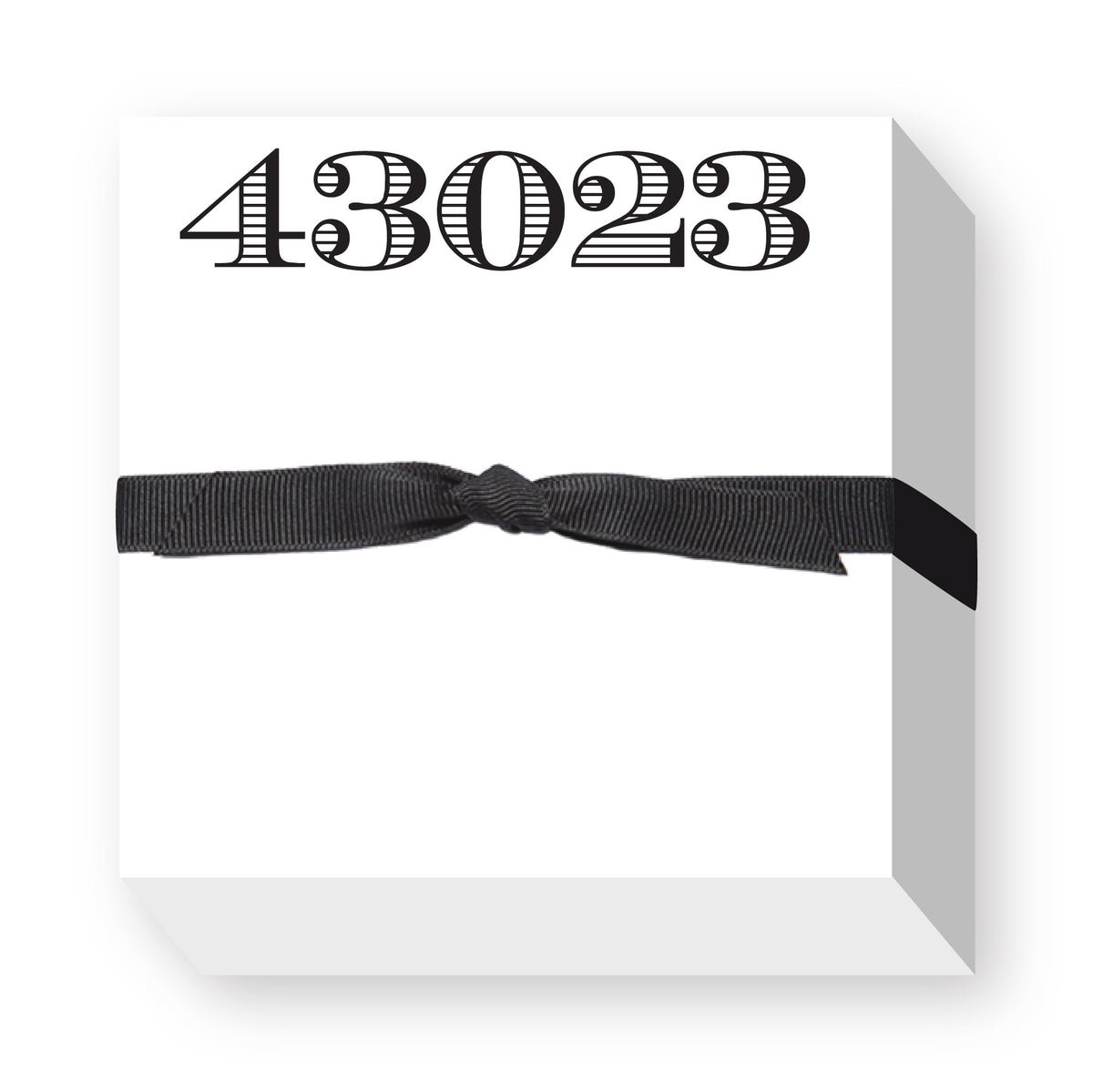 ZIP CODE CHUBBIE NOTEPAD