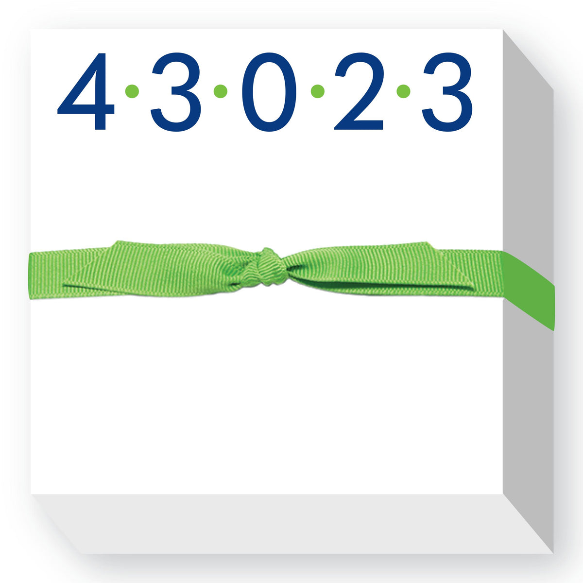 ZIP CODE CHUBBIE NOTEPAD