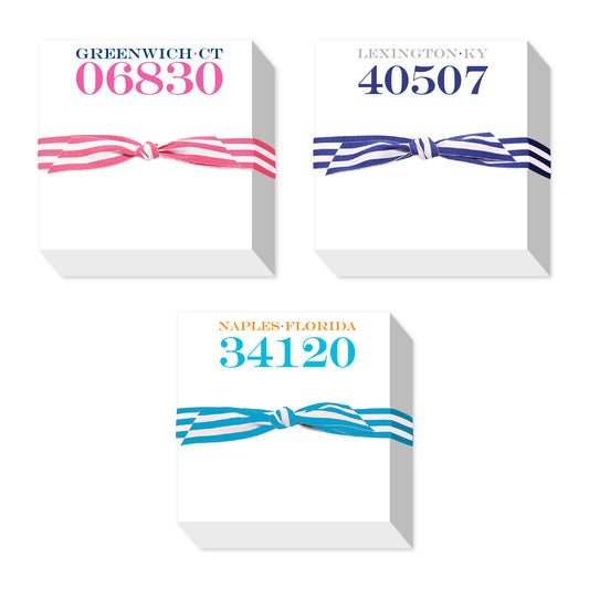 ZIP CODE CHUBBIE NOTEPAD