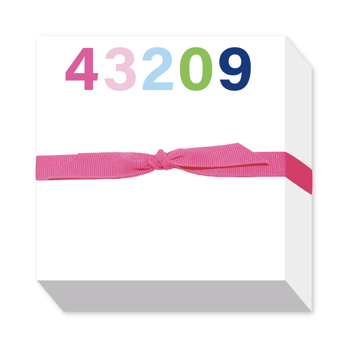 ZIP CODE CHUBBIE NOTEPAD