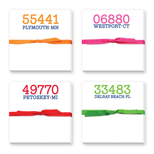 ZIP CODE DOODLE NOTEPAD