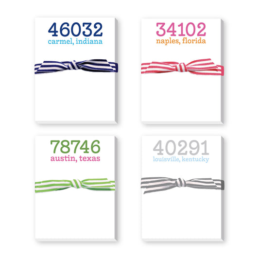 ZIP CODE MINI NOTEPAD