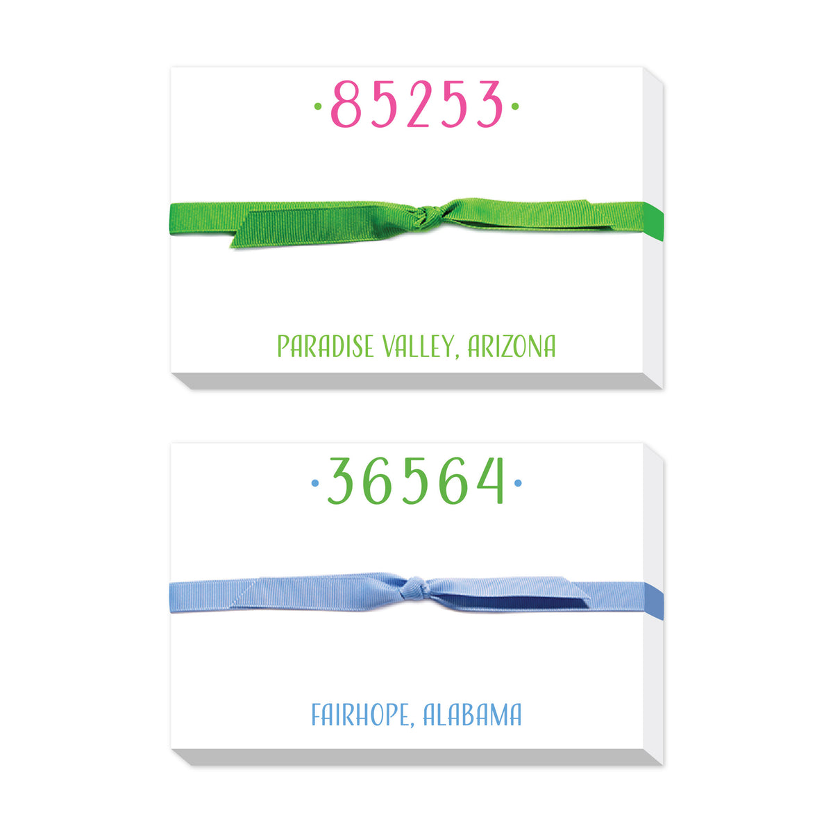 ZIP CODE PUDGY NOTEPAD