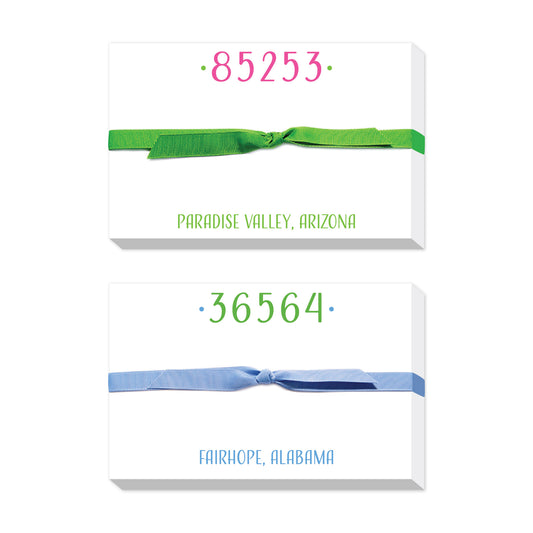 ZIP CODE PUDGY NOTEPAD