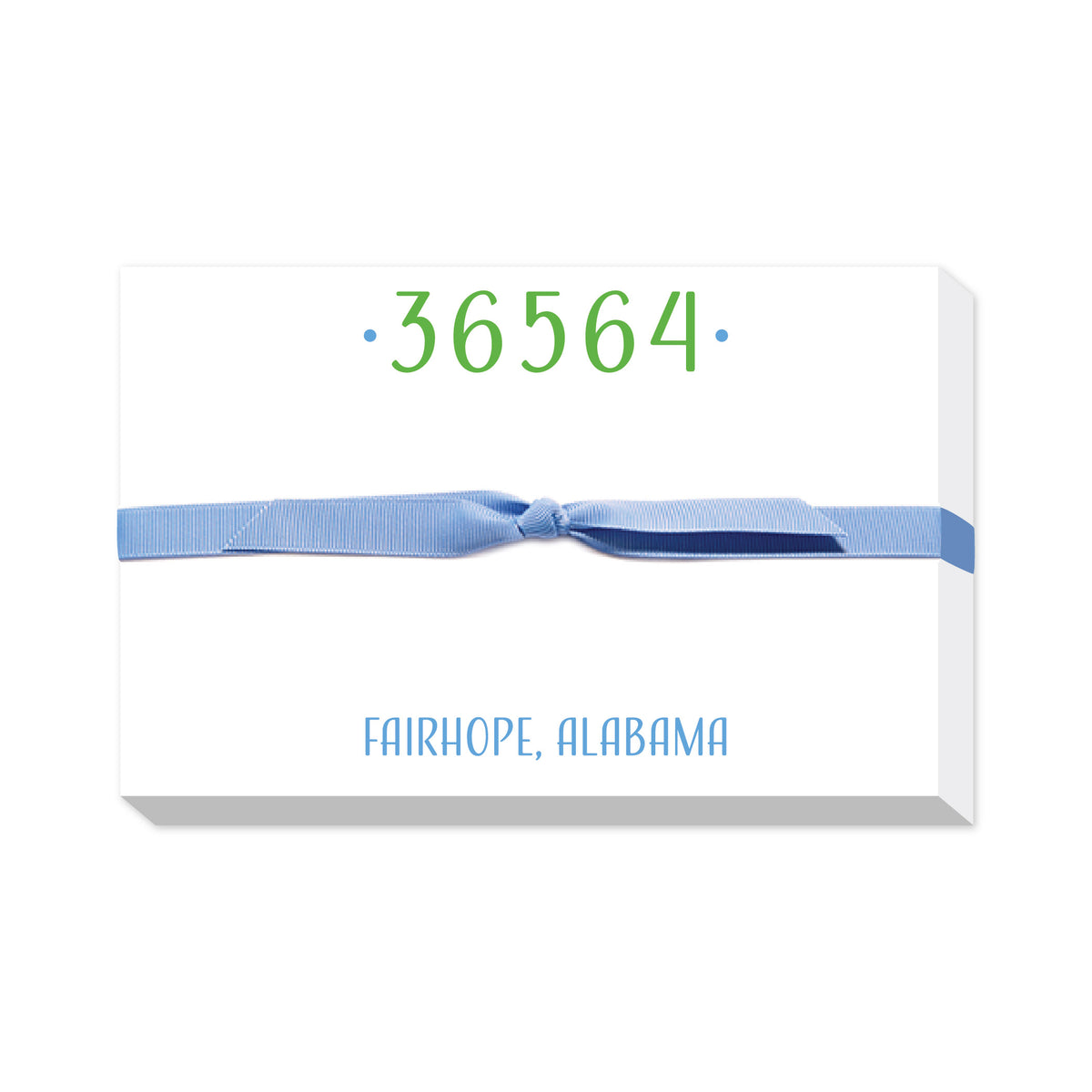 ZIP CODE PUDGY NOTEPAD