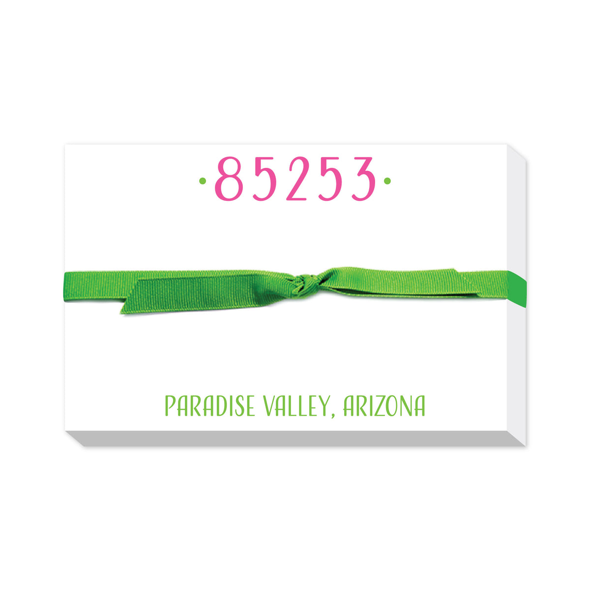 ZIP CODE PUDGY NOTEPAD