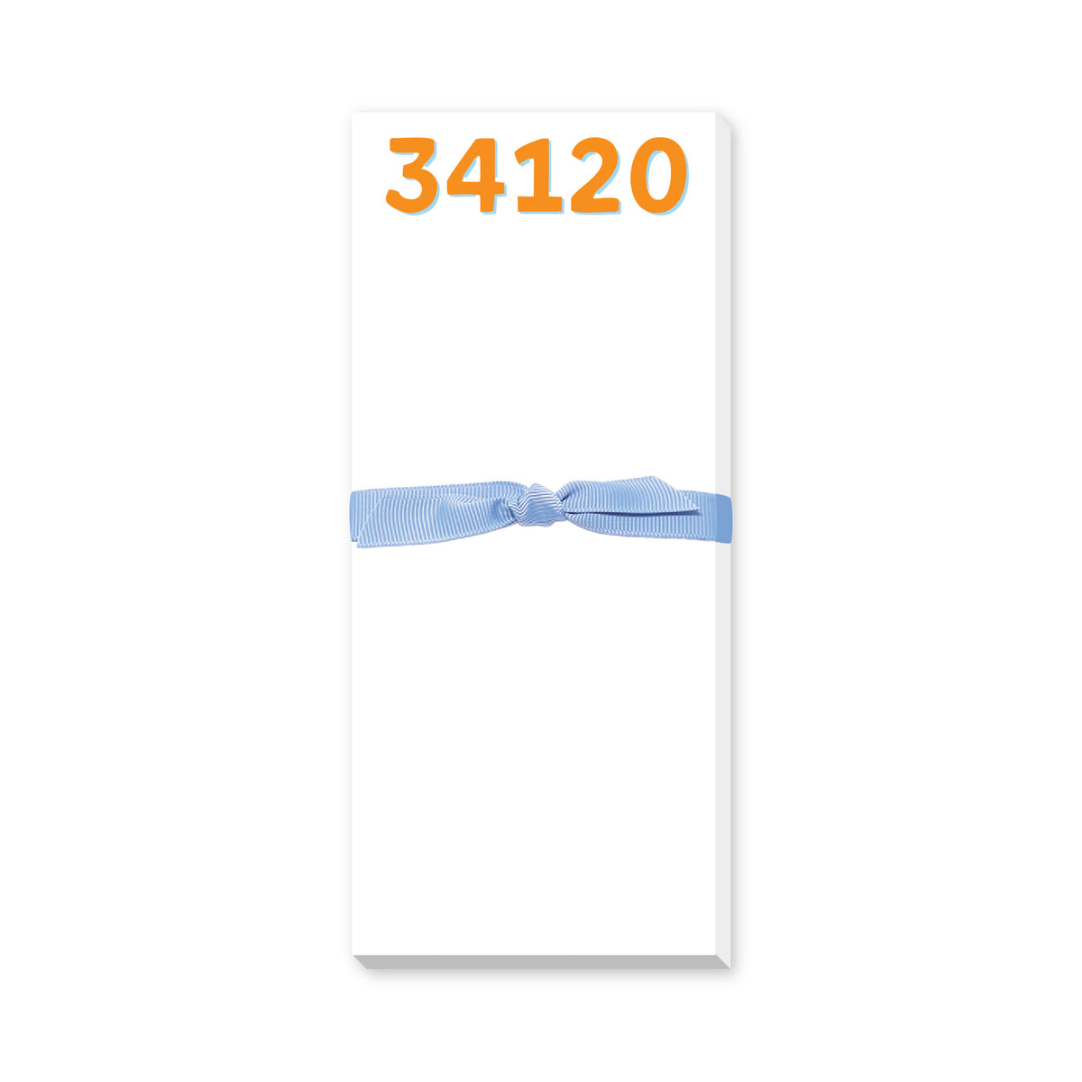 SHADOW ZIP CODE SKINNIE NOTEPAD