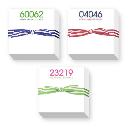 ZIP CODE CHUBBIE NOTEPAD