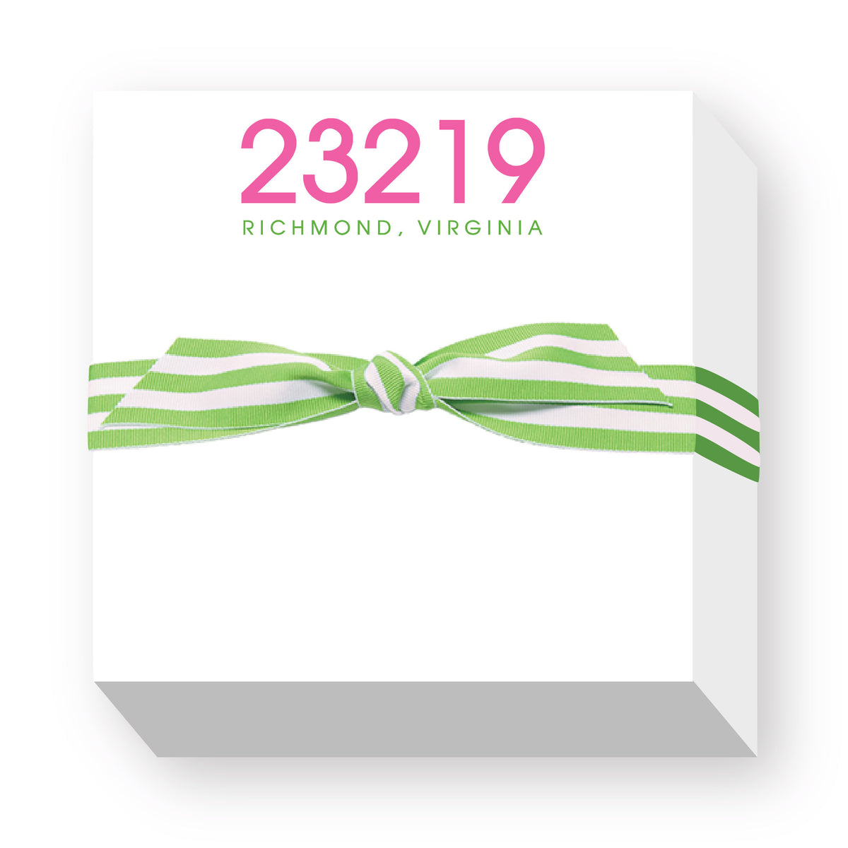 ZIP CODE CHUBBIE NOTEPAD