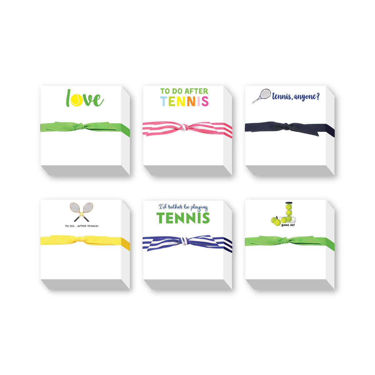 TENNIS CHUBBIE NOTEPADS