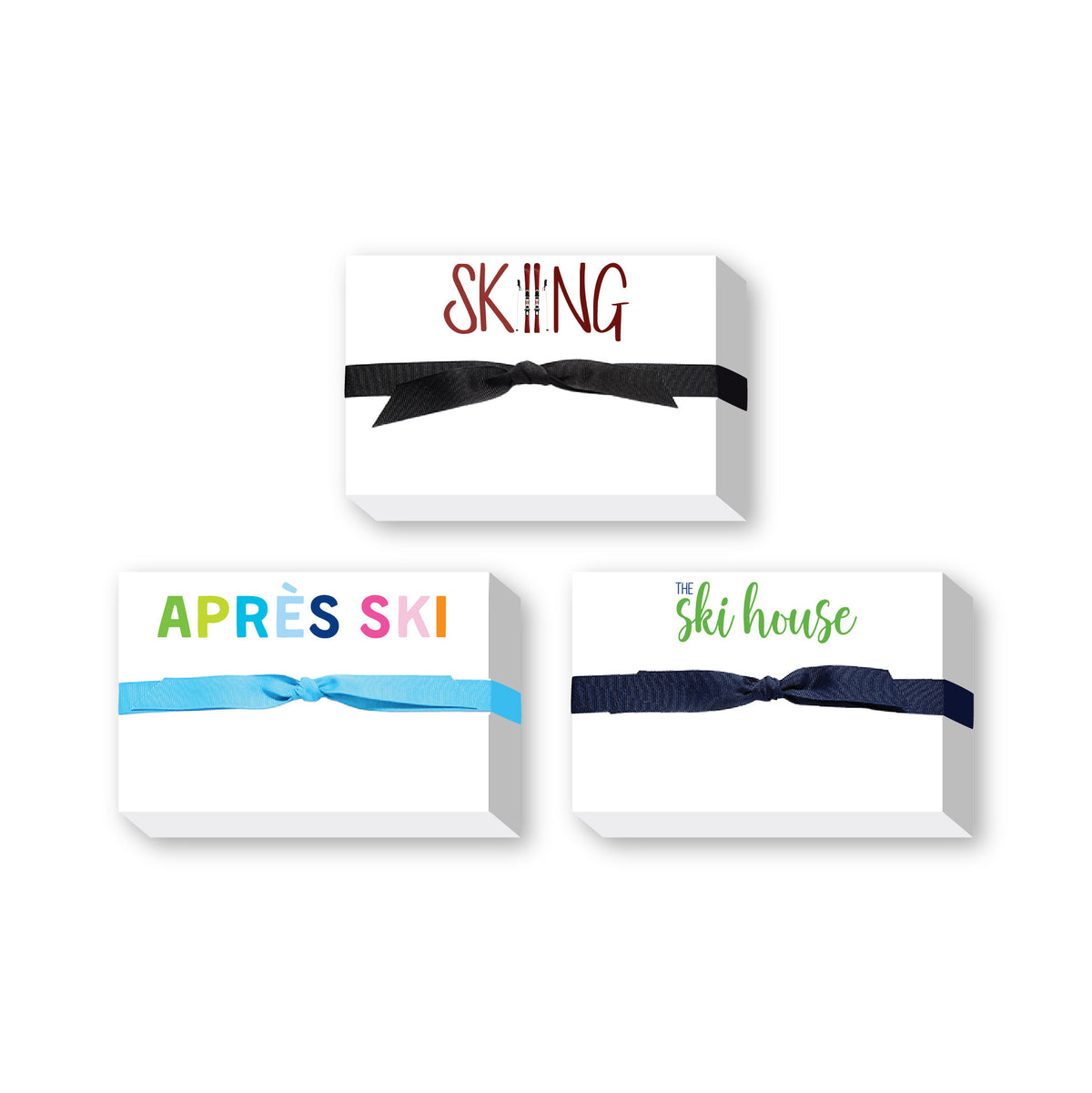 SKIING BIG AND BOLD NOTEPAD