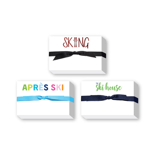 SKIING BIG AND BOLD NOTEPAD