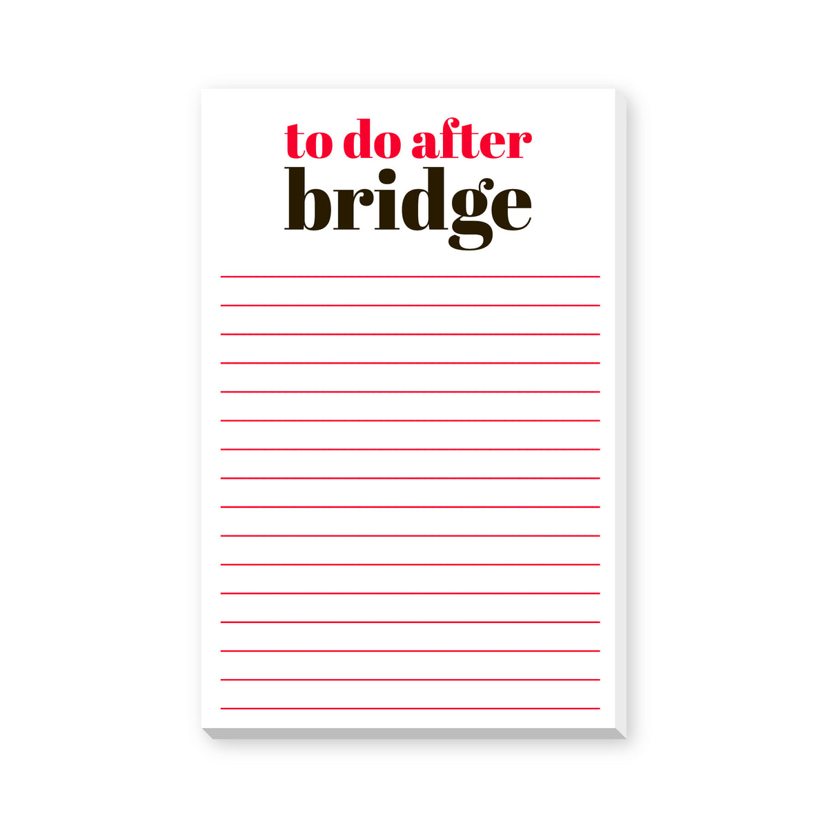 BRIDGE LARGE NOTEPADS