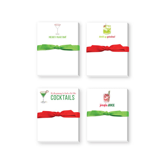 HOLIDAY COCKTAIL MINI NOTEPAD